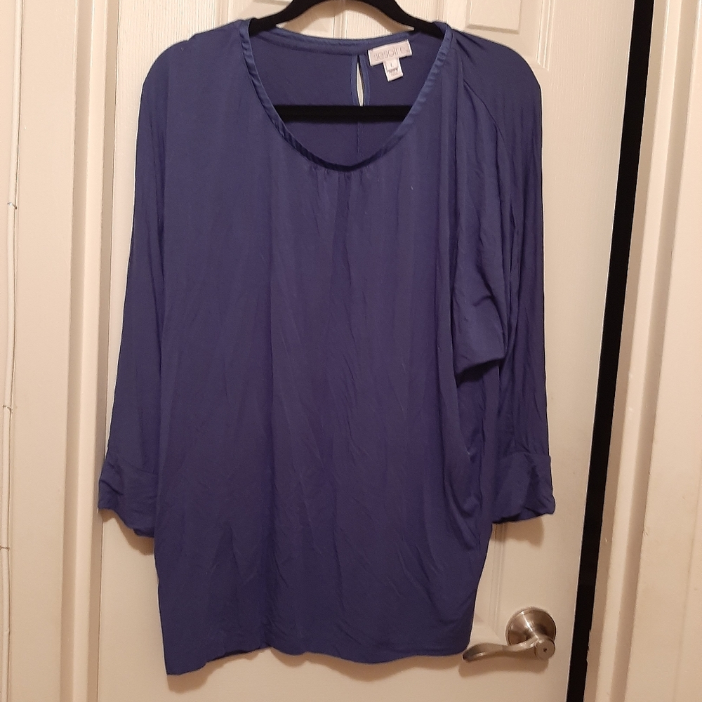 Stretch top royal blue